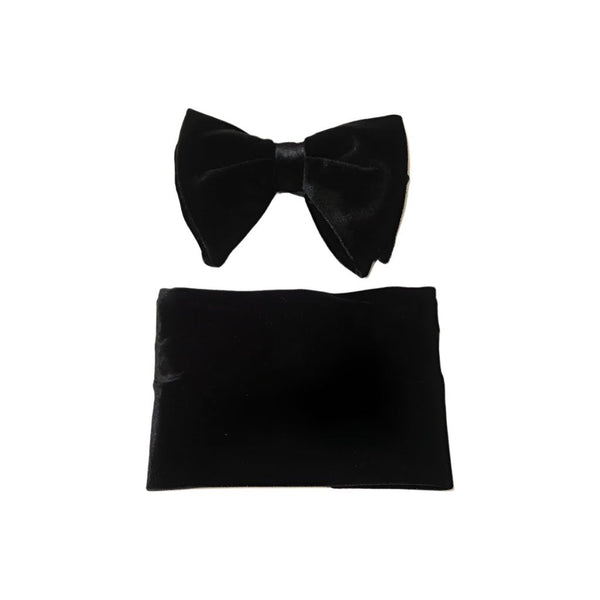 Men's Tuxedo Formal Velvet Butterfly Large Bow Tie/Hankie By J.Valintin JVBT-12