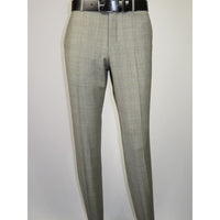 Men Suit BERLUSCONI Turkey Italian Wool 180's Glenn Plaid K167-06 Black White