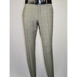 Men Suit BERLUSCONI Turkey Italian Wool 180's Glenn Plaid K167-06 Black White