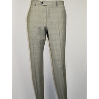 Men Suit BERLUSCONI Turkey Italian Wool 180's Glenn Plaid K167-06 Black White