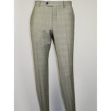 Men Suit BERLUSCONI Turkey Italian Wool 180's Glenn Plaid K167-06 Black White