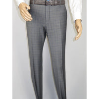 Men Suit BERLUSCONI Turkey Italian Wool 180's Glenn Plaid K230-12 Gray Blue
