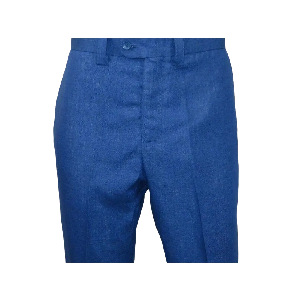 Men INSERCH premium Soft Linen Breathable Pants LS29116 Royal Blue