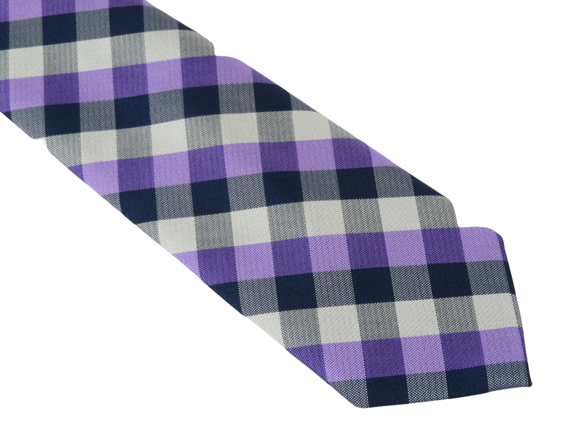 Men's Michael Kors Tie Classic Woven Silky Feel #MK-1 Lavender Checker
