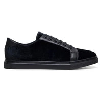 Belvedere Studio Formal Sneaker Prince Velvet Leather Black