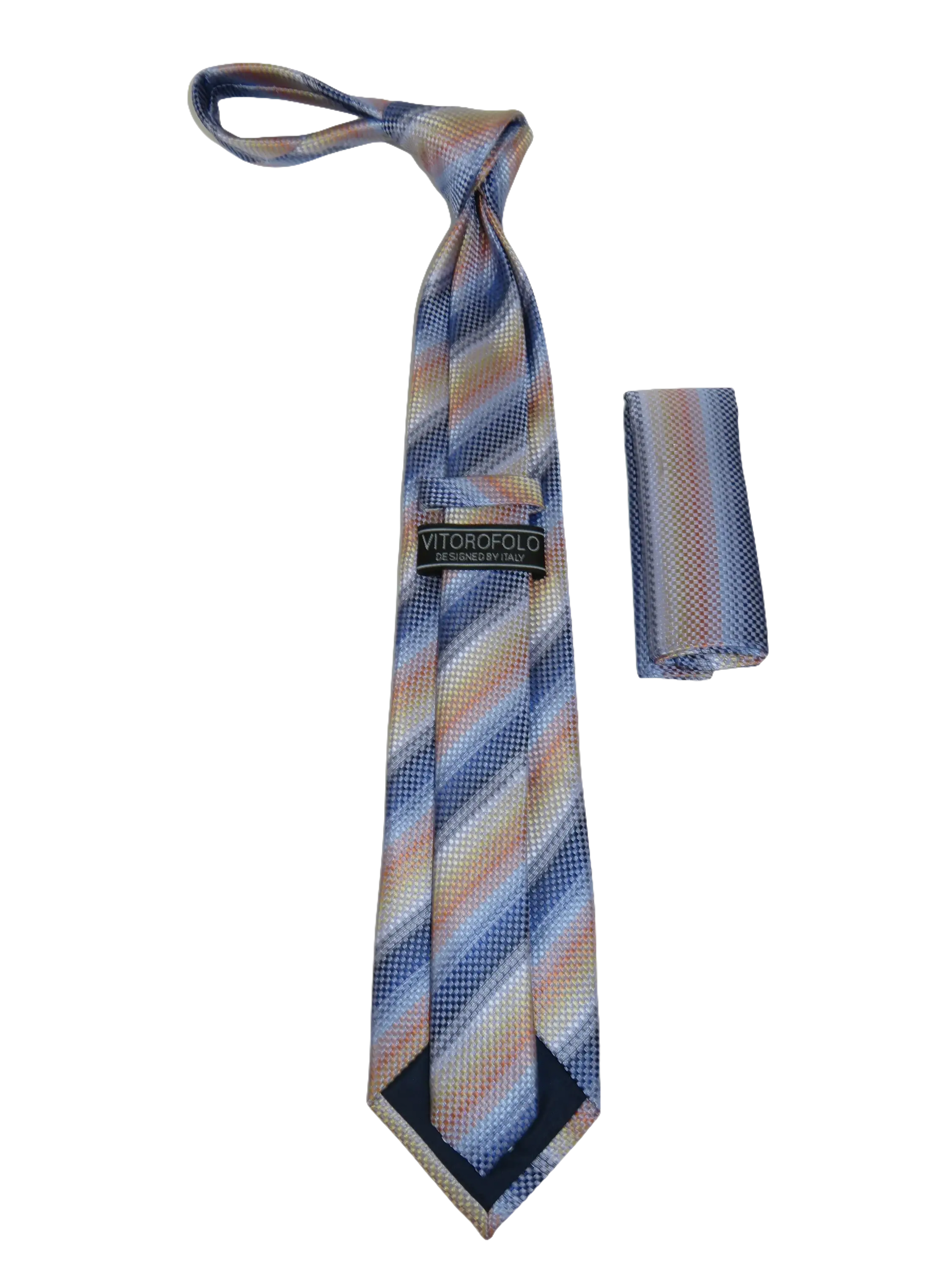 Men's Woven Tie Hankie Set J.Valintin Private Collection R90 Multi Colors
