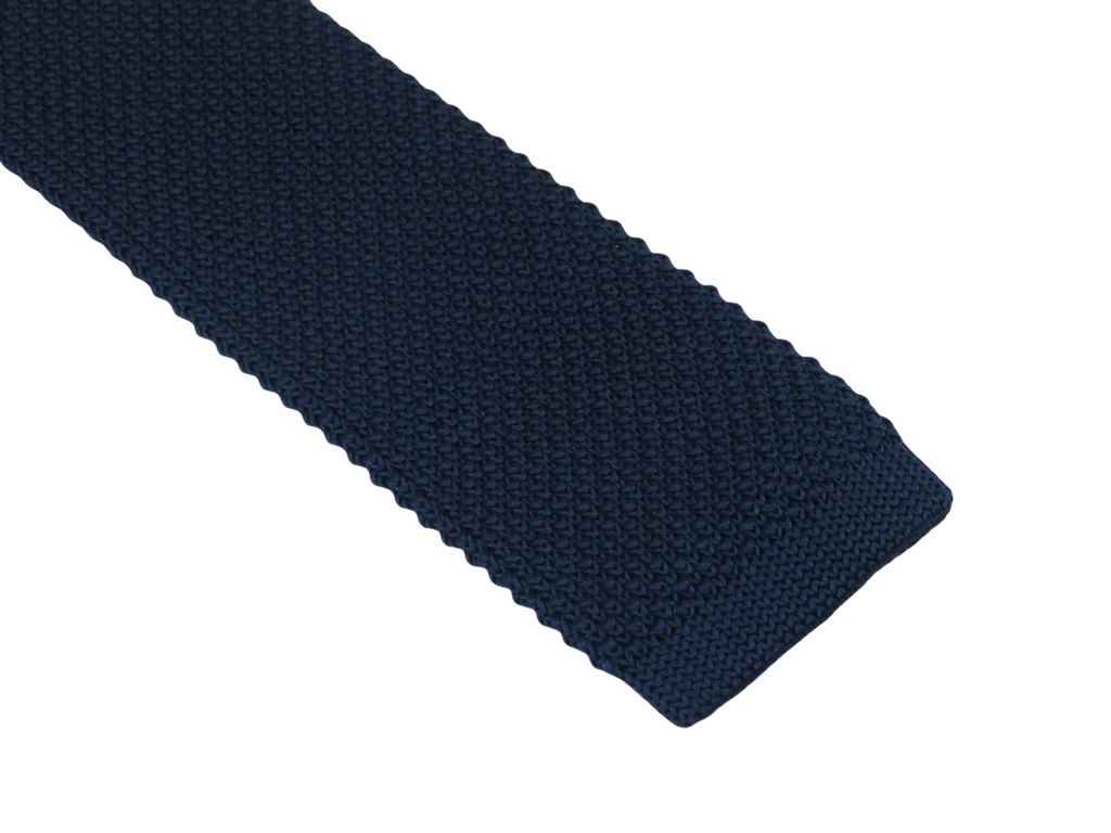 Men's Vitorofolo Italy Slim Tie Woven Fabric Fashionable RS-5 Navy Blue