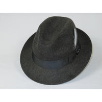 Men BENTLY HEADWEAR Hat Australian Wool Fedora Theo Collection TH704 Gray