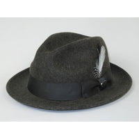 Men BENTLY HEADWEAR Hat Australian Wool Fedora Theo Collection TH704 Gray