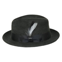 Men BENTLY HEADWEAR Hat Australian Wool Fedora Theo Collection TH704 Gray