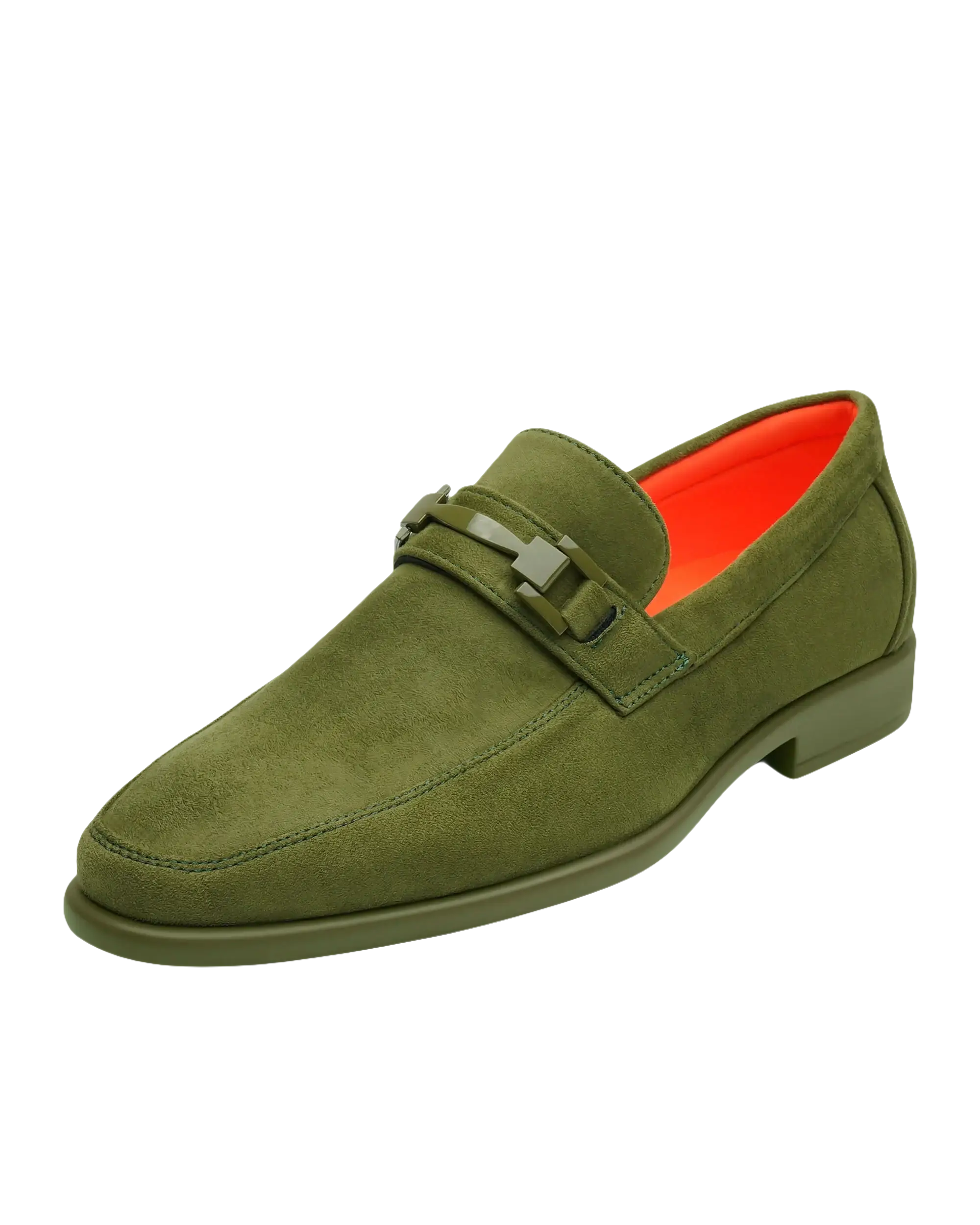 Men's TAYNO Shoes Soft Micro Suede Slip-on Loafer THE CAPRIO S Lime Green