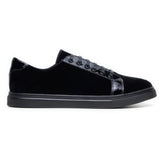 Belvedere Teo Sneaker Rich Velvet /Patent Leather Black