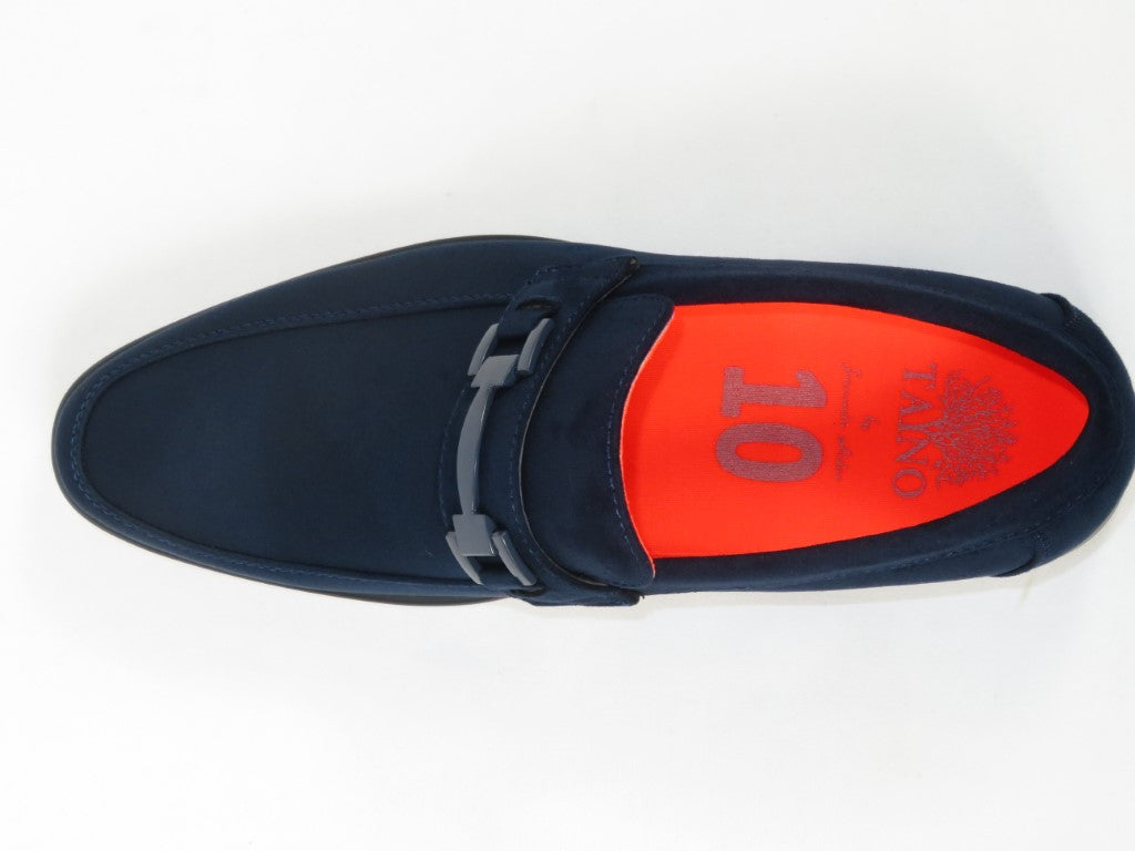 Men's TAYNO Shoes Soft Micro Suede Slip-on Loafer THE CAPRIO S Navy