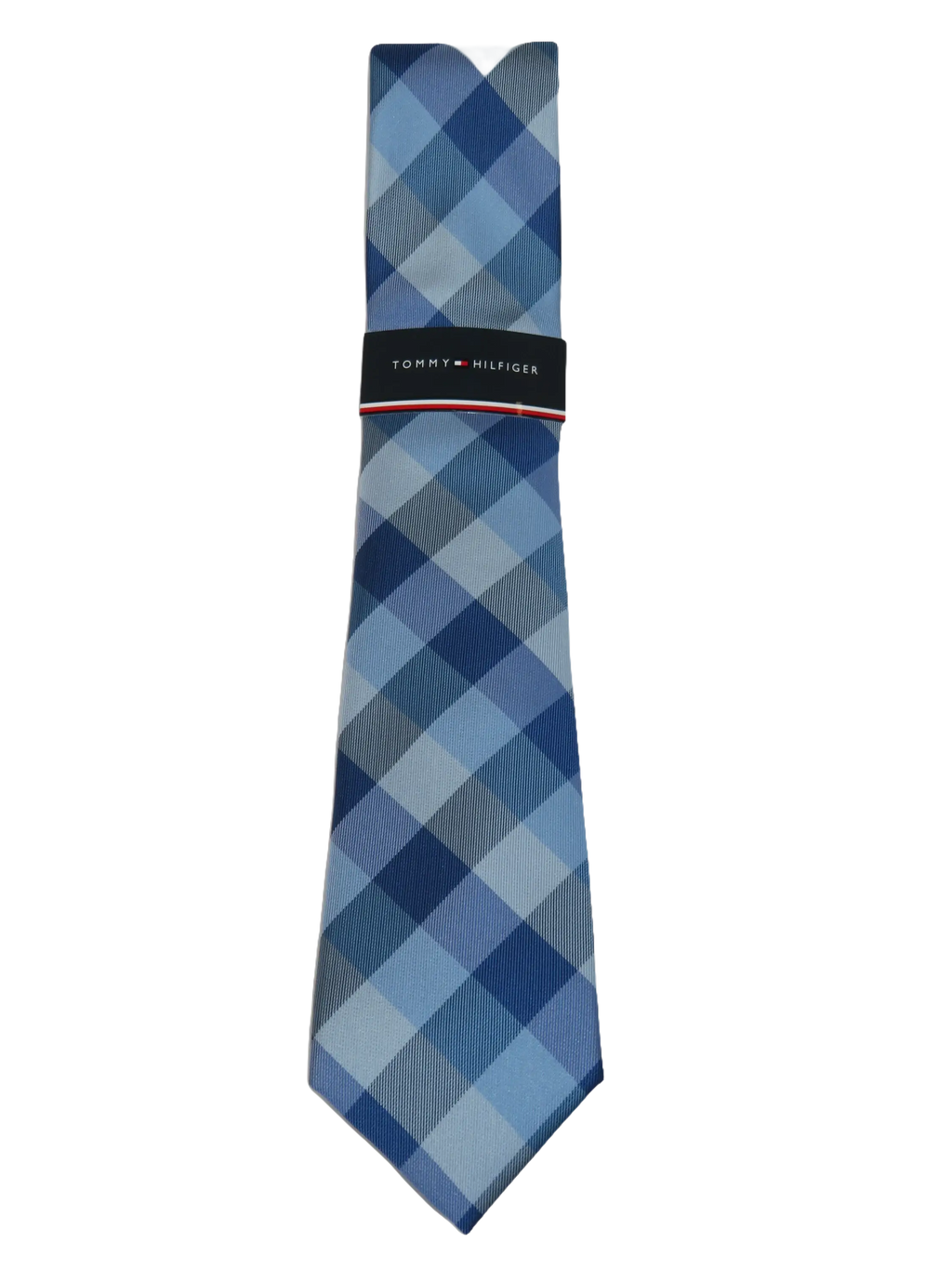 Men's Tommy Hilfiger Tie Classic Woven Silky Feel #Tommy-2 Blue