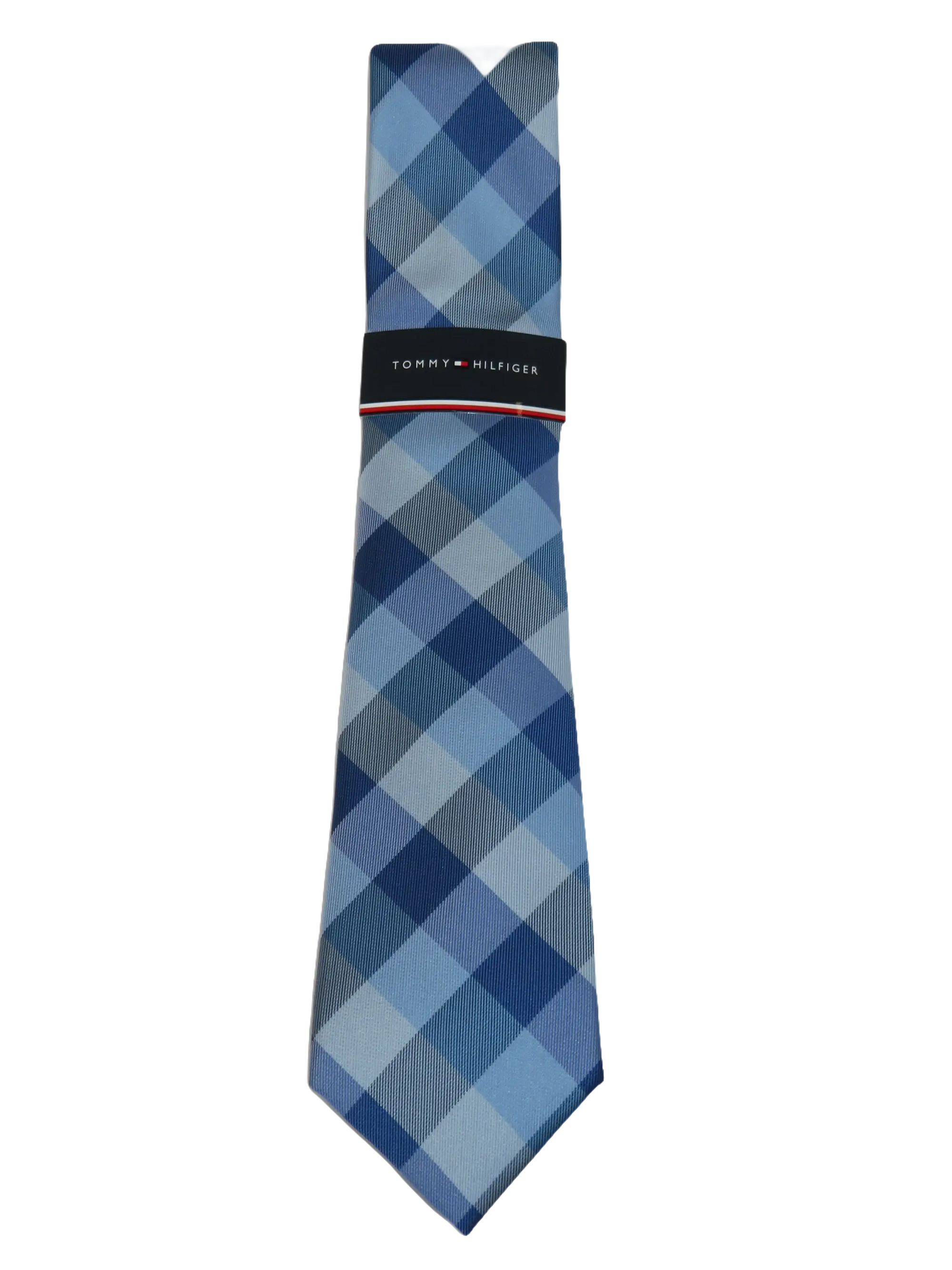 Men's Tommy Hilfiger Tie Classic Woven Silky Feel #Tommy-2 Blue