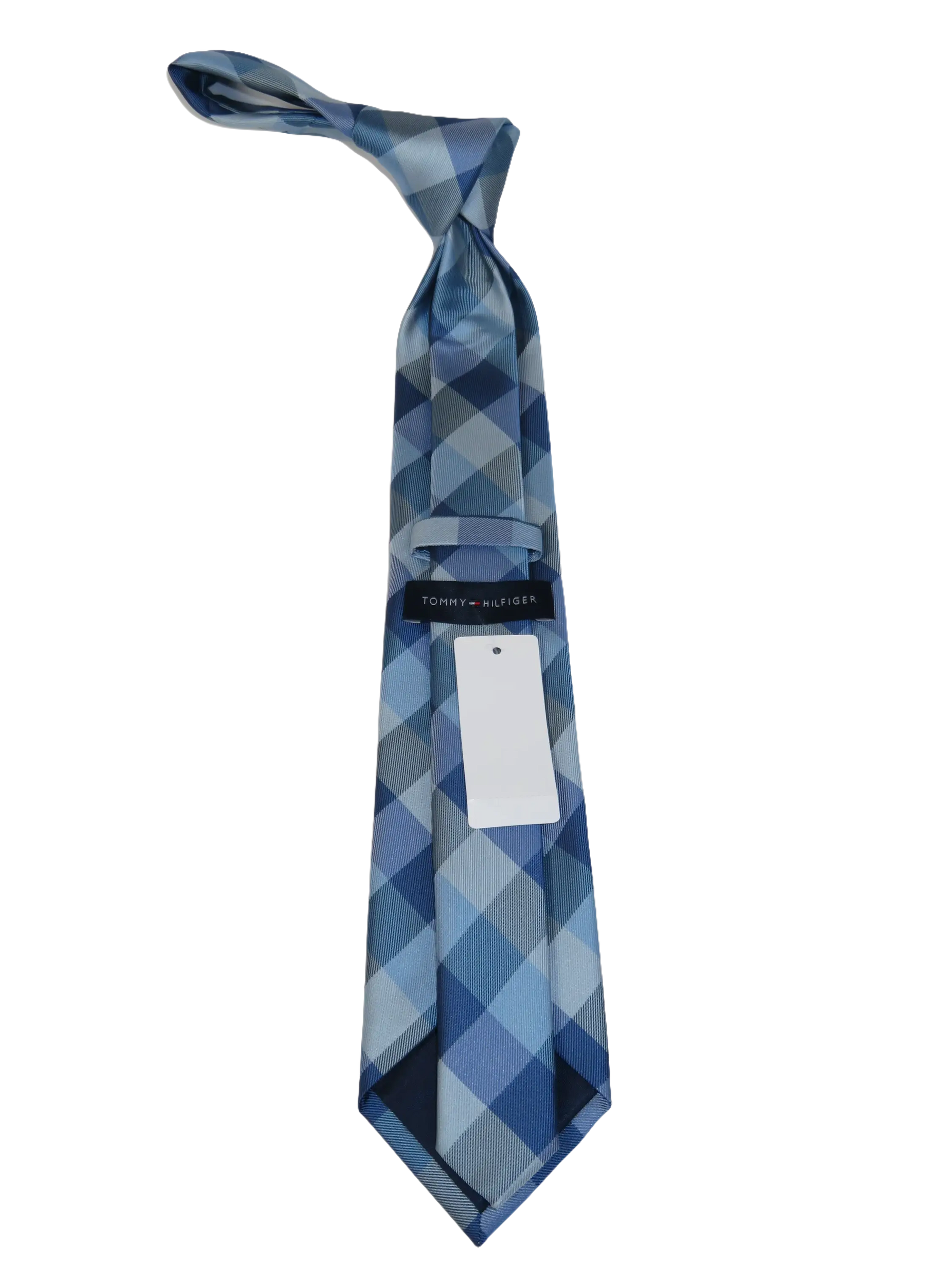 Men's Tommy Hilfiger Tie Classic Woven Silky Feel #Tommy-2 Blue