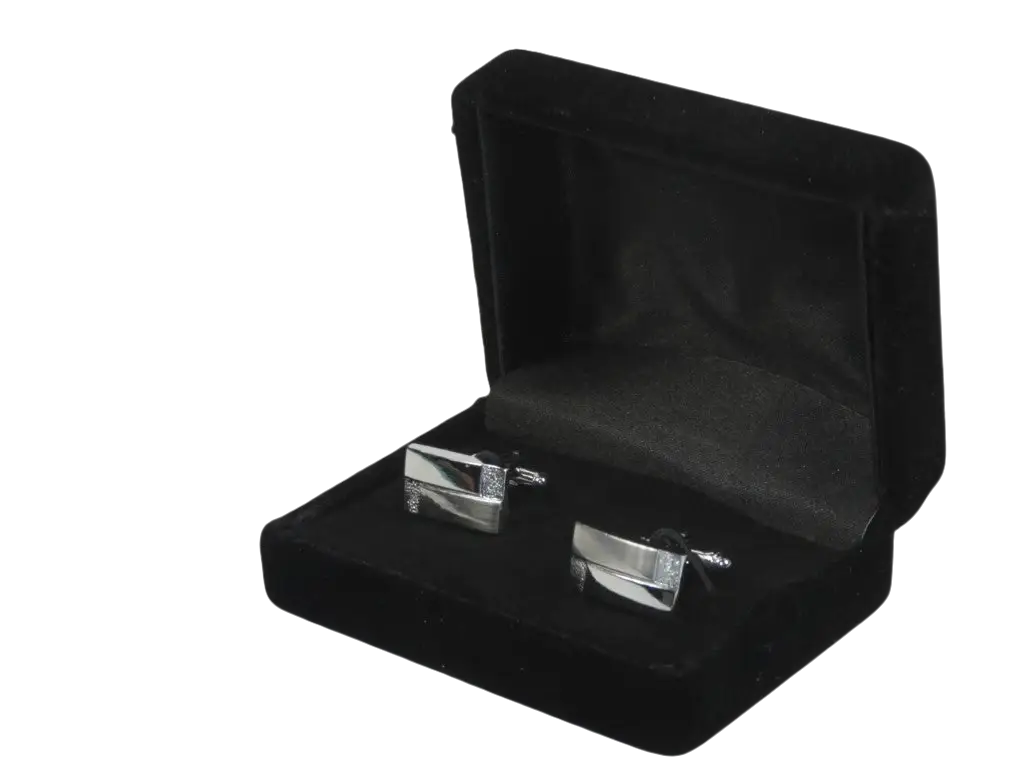 Men J.Valintin Cufflinks by Vitorofolo for French Cuff Shirt V29-40 Silver