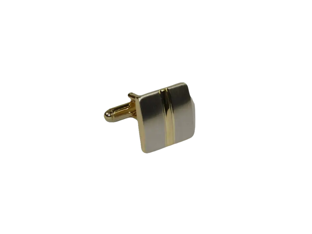 Men J.Valintin Cufflinks by Vitorofolo for French Cuff Shirt V29-42 Silver Gold