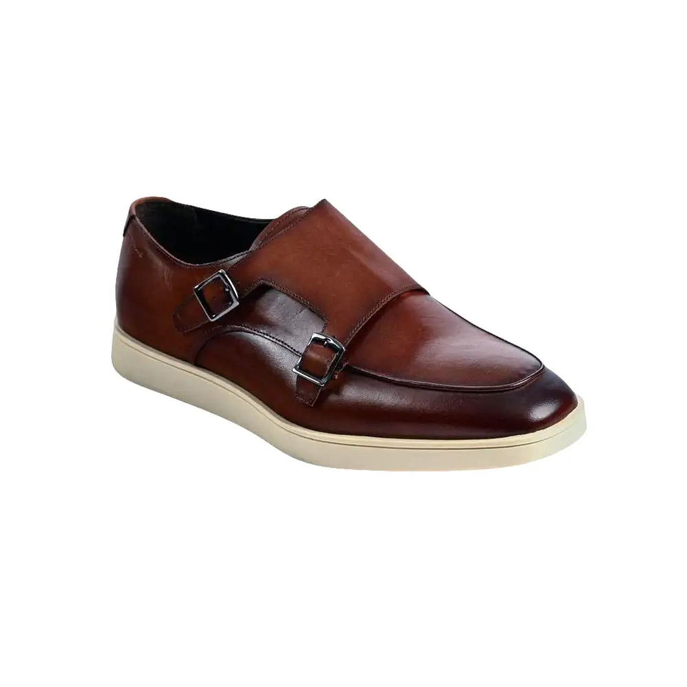 Belvedere Studio Men's Walking Leather Shoes Marcio Cognac - J.Valintin Men's Wear Legend - Marcio Cognac 8