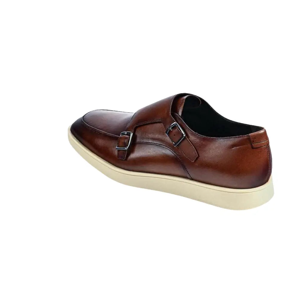 Belvedere Studio Men's Walking Leather Shoes Marcio Cognac - J.Valintin Men's Wear Legend - Marcio Cognac 8