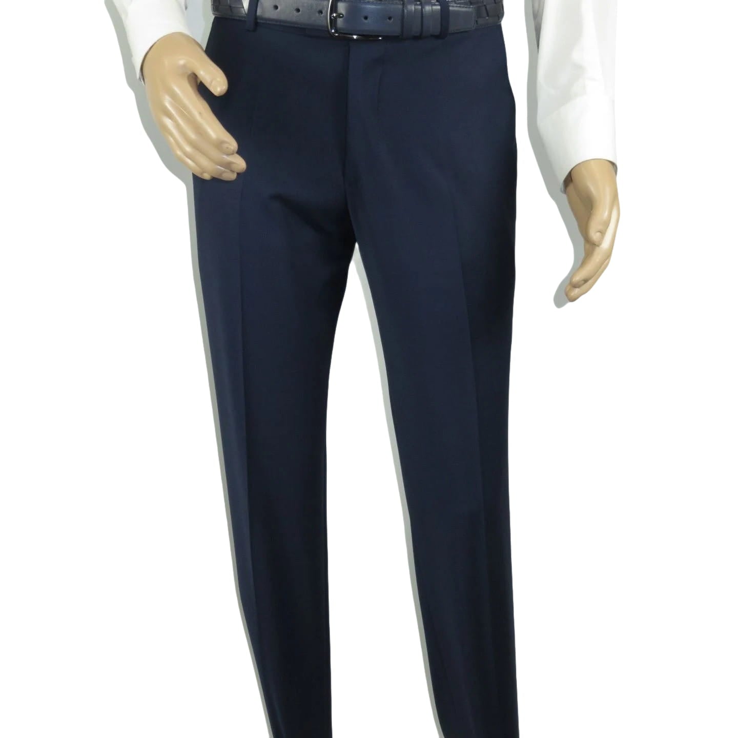 Men Suit BERLUSCONI Turkey 100% Soft Italian Wool Super 180's #Ber28 Navy Blue