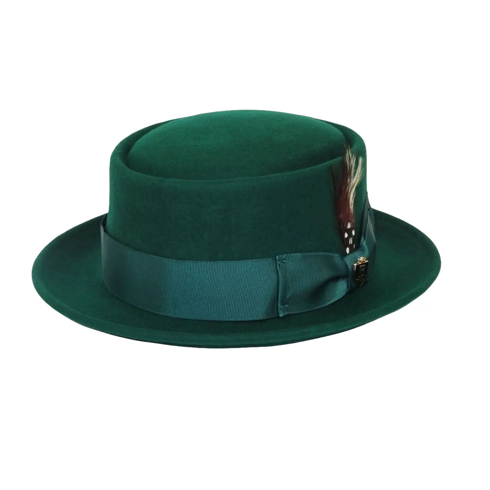 Bruno Capelo Dress Hat Australian Wool Crushable Pork Pie Jazz PP109 Emerald - J.Valintin Men's Wear Legend - PP109 - Emerald - S