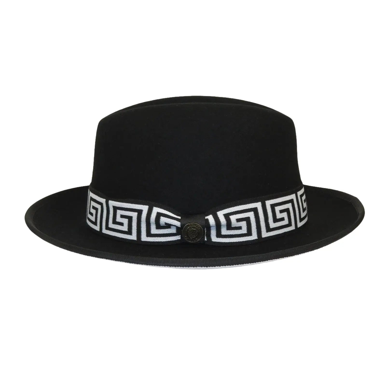 Bruno Capelo Hat Australian Wool Fedora Princeton Elite PRE500 Black White - J.Valintin Men's Wear Legend - PRE500 - blk/wht - S