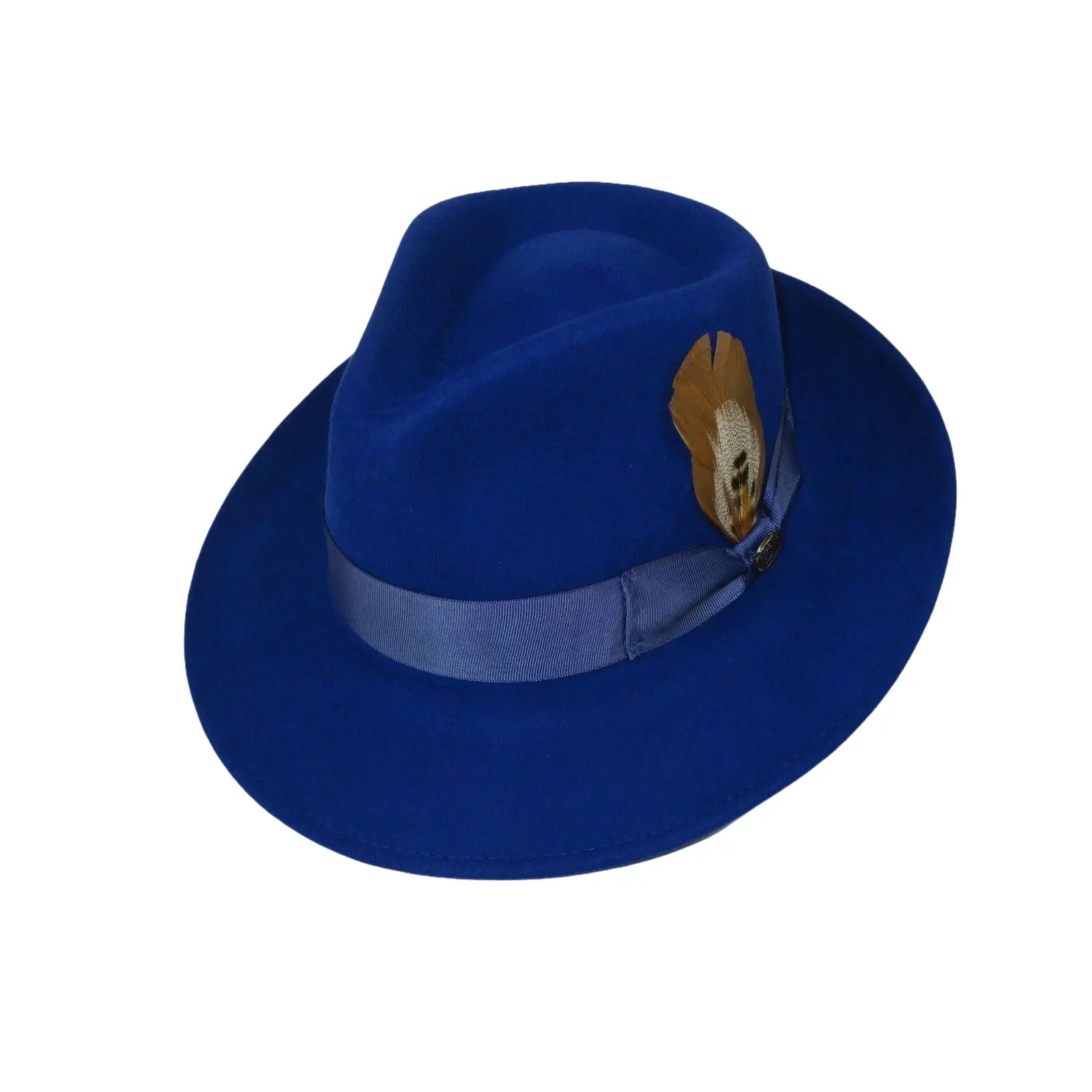 Bruno Capelo Hat Australian Wool Fedora Teardrop Crushable Bel Air BL593 Royal - J.Valintin Men's Wear Legend - BL593 - Royal - S