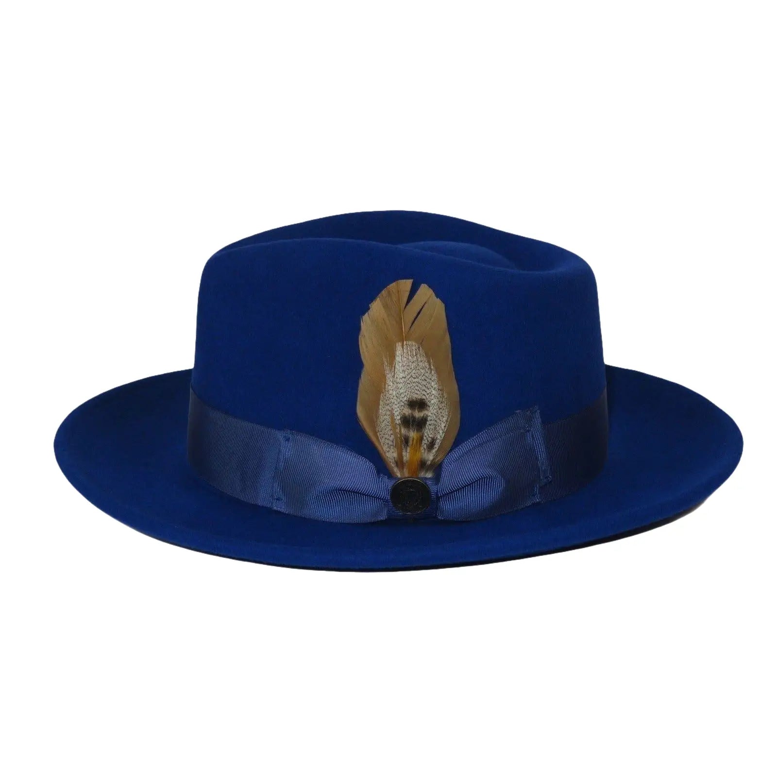 Bruno Capelo Hat Australian Wool Fedora Teardrop Crushable Bel Air BL593 Royal - J.Valintin Men's Wear Legend - BL593 - Royal - S