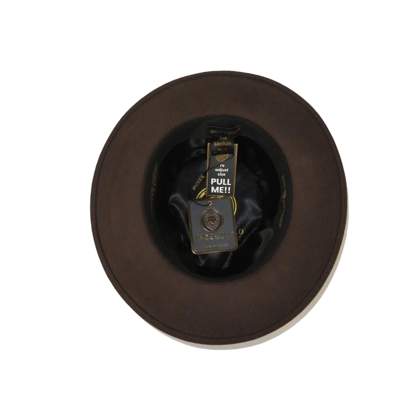 Bruno Capelo Hat Australian Wool Fedora Teardrop Crushable Bel Air BL594 Brown - J.Valintin Men's Wear Legend - BL594 - Brown - S