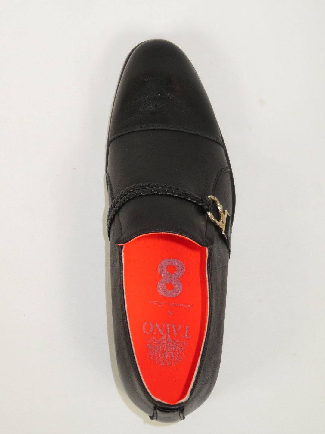 Men's Shoes The Cuban L TAYNO Leather Cap Toe Loafer Black