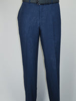 Men's ENZO Linen Spring Summer Suit Light Weight Breathable E58302-2 Navy Blue