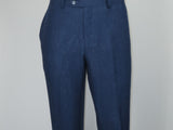 Men's ENZO Linen Spring Summer Suit Light Weight Breathable E58302-2 Navy Blue