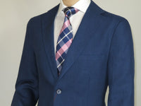 Men's ENZO Linen Spring Summer Suit Light Weight Breathable E58302-2 Navy Blue