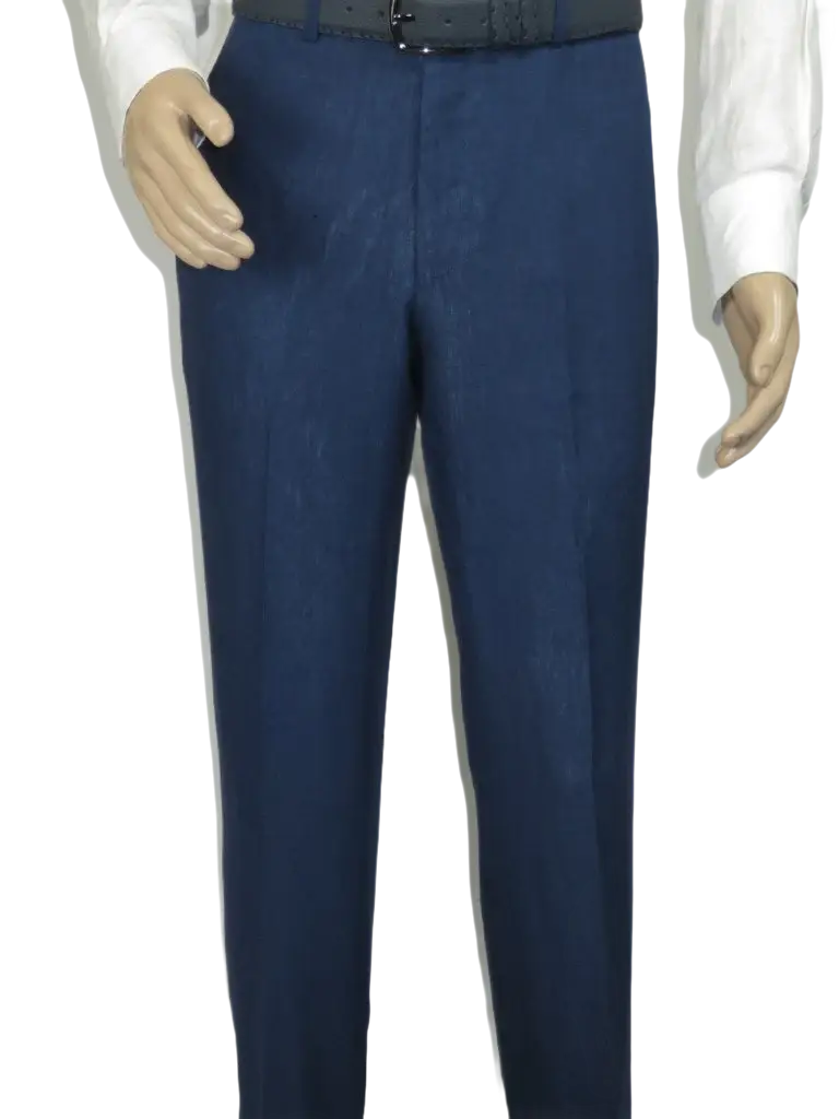 Men's ENZO Linen Spring Summer Suit Light Weight Breathable E58302-2 Navy Blue