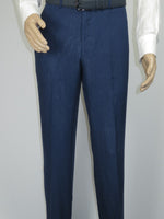 Men's ENZO Linen Spring Summer Suit Light Weight Breathable E58302-2 Navy Blue