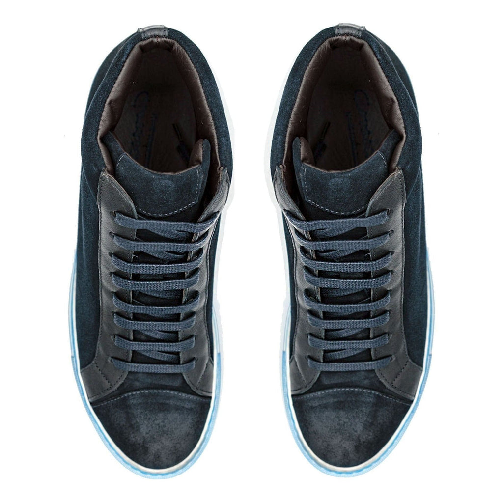 Giovacchini by Belvedere Boots Made In Italy Suede Ruben Antique Blue - J.Valintin Men's Wear Legend - Ruben Blue - 10