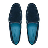 Giovacchini By Belvedere Italian Shoes Diego Suede Slip On Blue - J.Valintin Men's Wear Legend - Diego Blue - 9