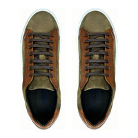 Giovacchini by Belvedere Sneakers Made In Italy Suede Rino Antique Cognac - J.Valintin Men's Wear Legend - Rino Cognac - 10