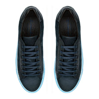 Giovacchini by Belvedere Sneakers Made In Italy Suede Rino Antique Navy Blue - J.Valintin Men's Wear Legend - Rino Navy - 10