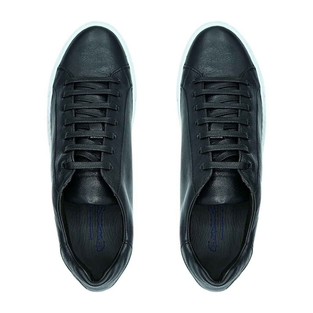 Giovacchini Sneaker by Belvedere Italian Calf Leather Black Ricardo - J.Valintin Men's Wear Legend - Ricardo Black - 8