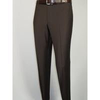 Men Suit BERLUSCONI Turkey Italian Wool 180's Portly Drop 4 Pants K255-07 Brown