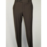 Men Suit BERLUSCONI Turkey Italian Wool 180's Portly Drop 4 Pants K255-07 Brown