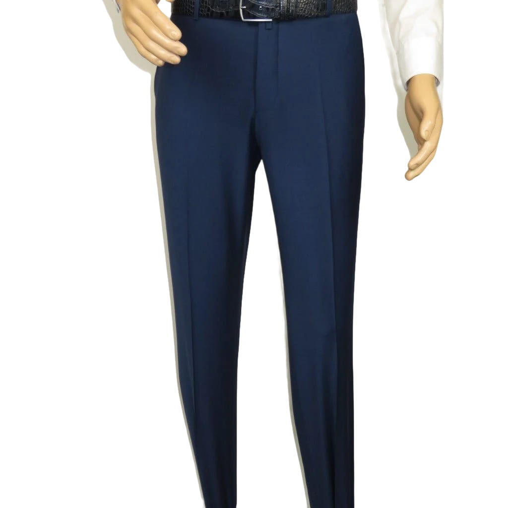 Men Suit BERLUSCONI Turkey Italian Wool 180's Single Breasted K442-12 Navy