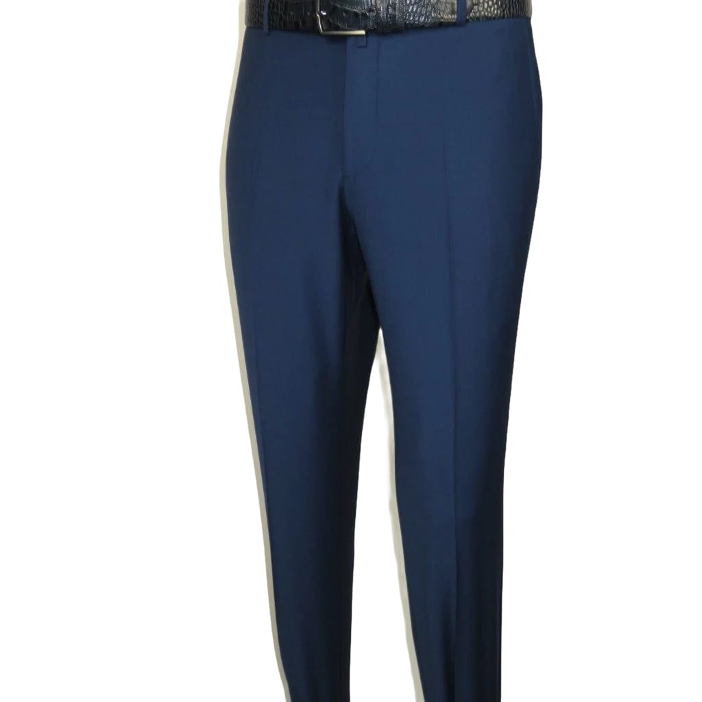 Men Suit BERLUSCONI Turkey Italian Wool 180's Single Breasted K442-12 Navy