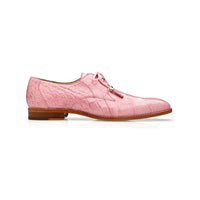 Belvedere Men's Shoes Lago Genuine Alligator Plain Toe Tassel Pink 14010