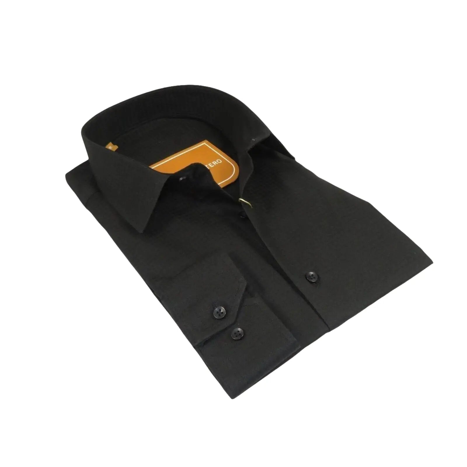 Men 100% Cotton Sport Shirt CIERO MONTERO Turkey Dress/Casual #18047 - 015 Black - J.Valintin Men's Wear Legend - 101091
