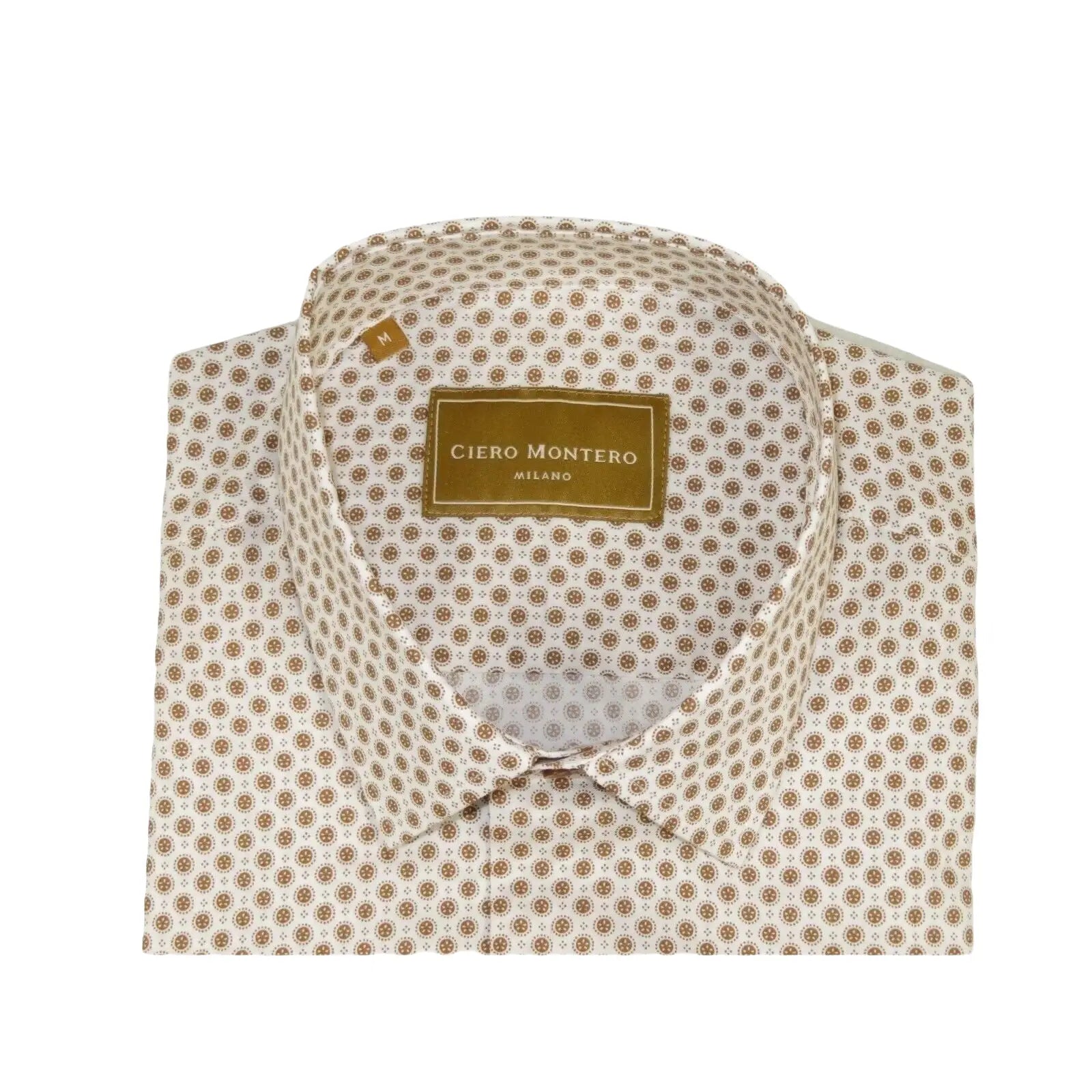 Men 100% Cotton Sports Shirt CIERO MONTERO Turkey Casual/Dress up #KZN - 43 Brown - J.Valintin Men's Wear Legend - 101110
