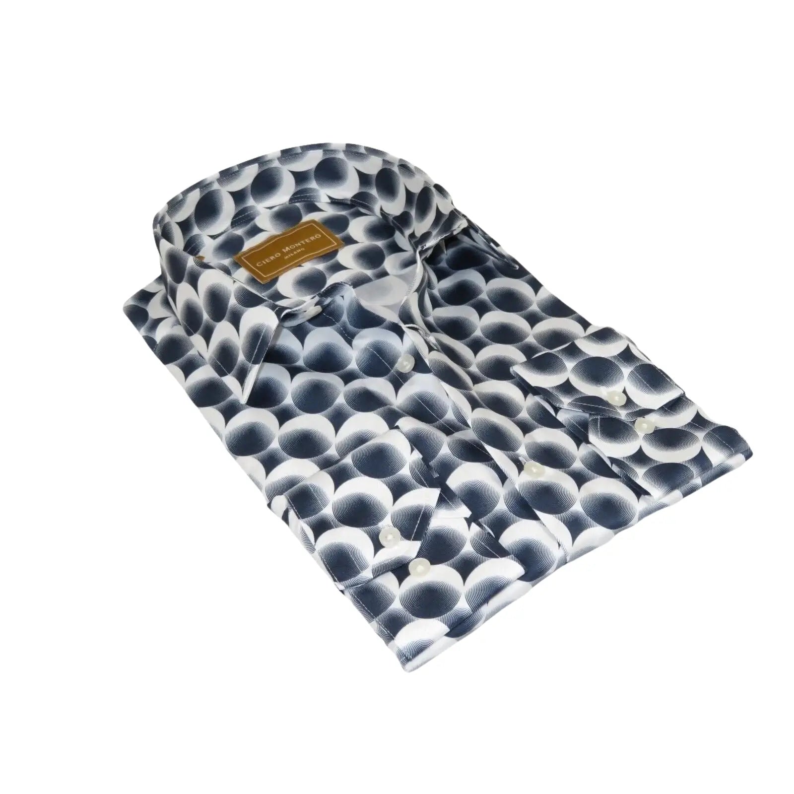 Men 100% Cotton Sports Shirt CIERO MONTERO Turkey Dress/Casual #4319 - 06 Midnight - J.Valintin Men's Wear Legend - 101095