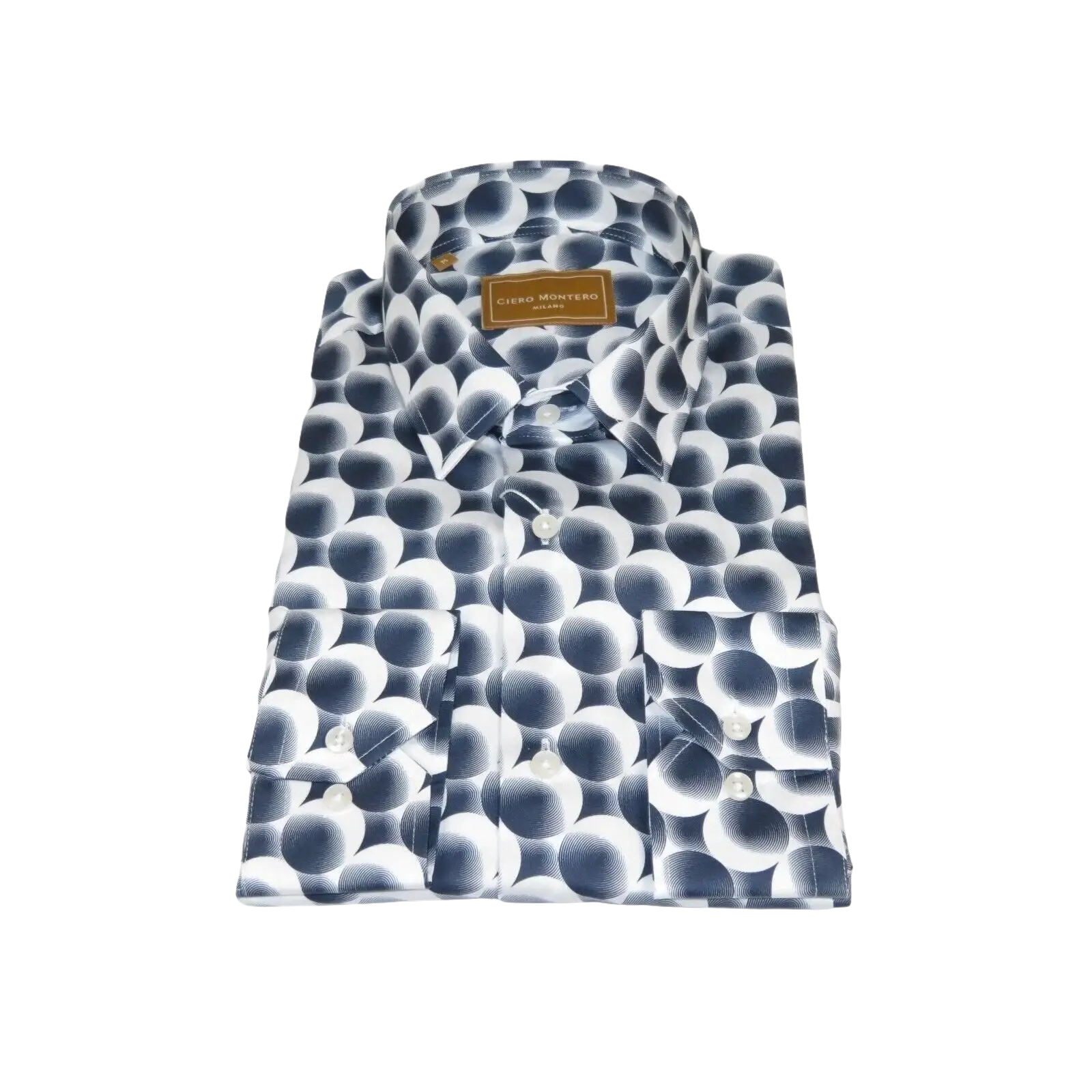 Men 100% Cotton Sports Shirt CIERO MONTERO Turkey Dress/Casual #4319 - 06 Midnight - J.Valintin Men's Wear Legend - 101095